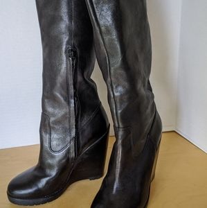 She never wore them.